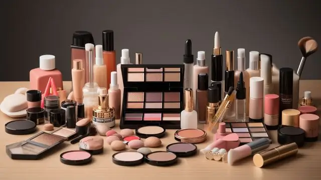 Various Cosmetics And Makeup