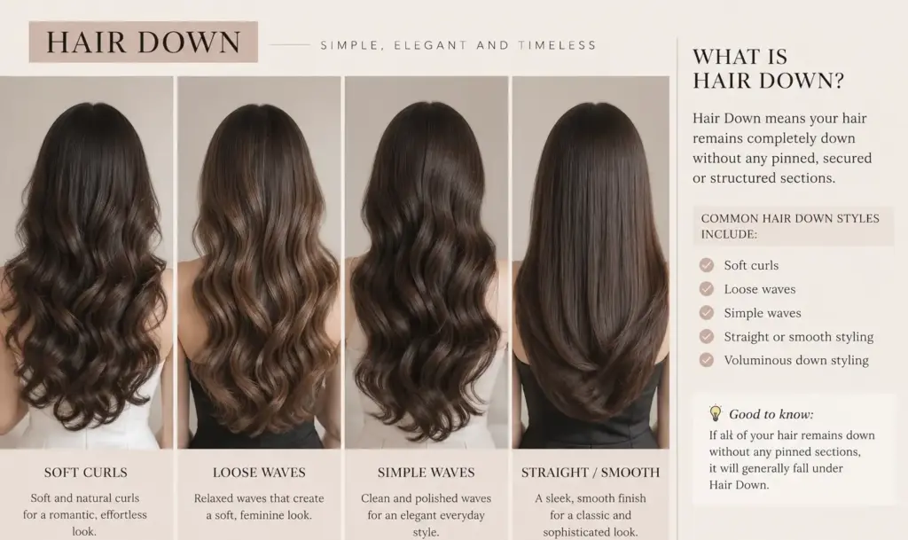 Hair up & hair down vivian melburne